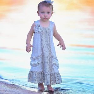 Isabelle and Chloe Latte Love Dress Boho style